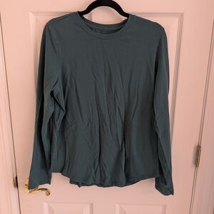 Lululemon Love long sleeve top, Storm Teal, size 12